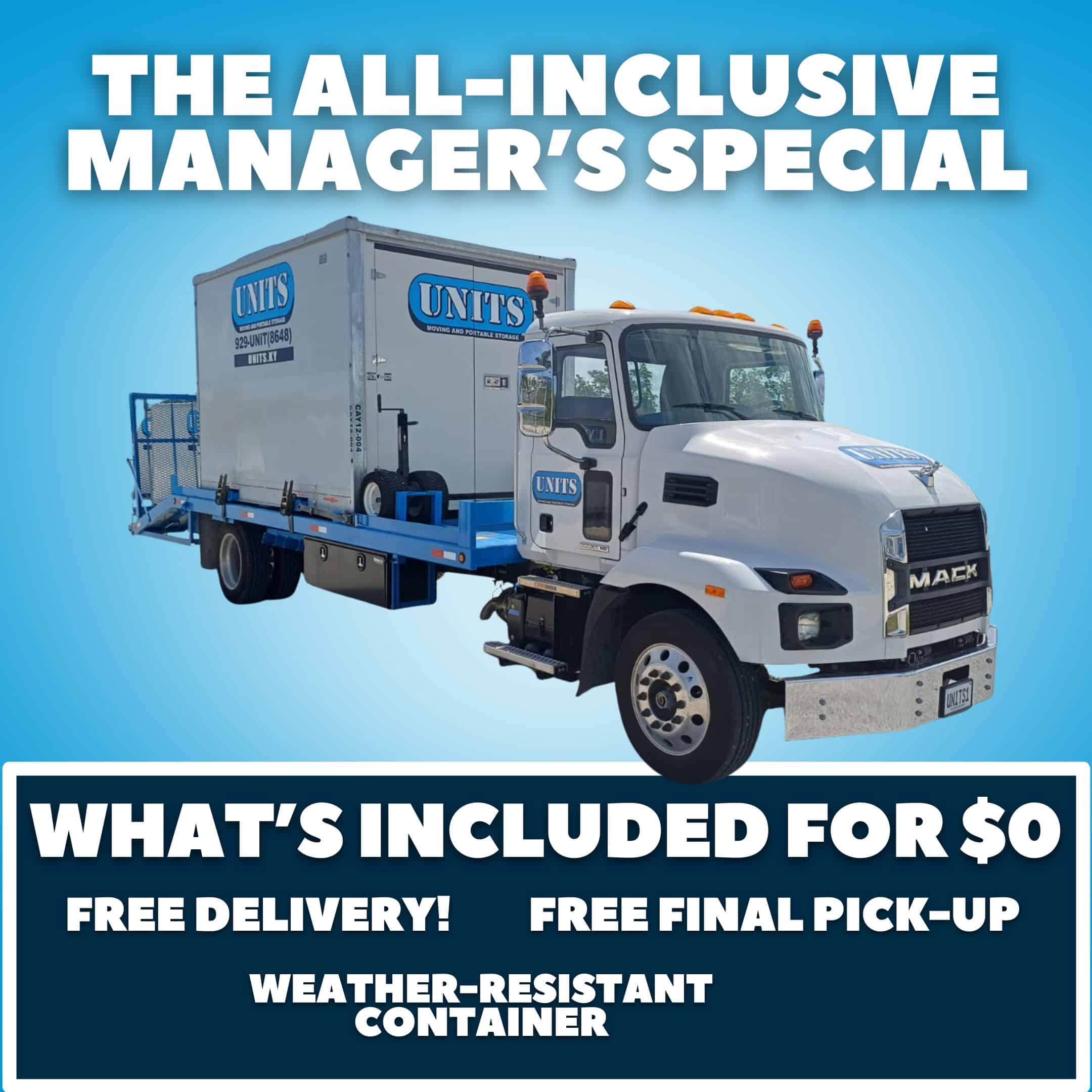 All-Inclusive Manager's Special!